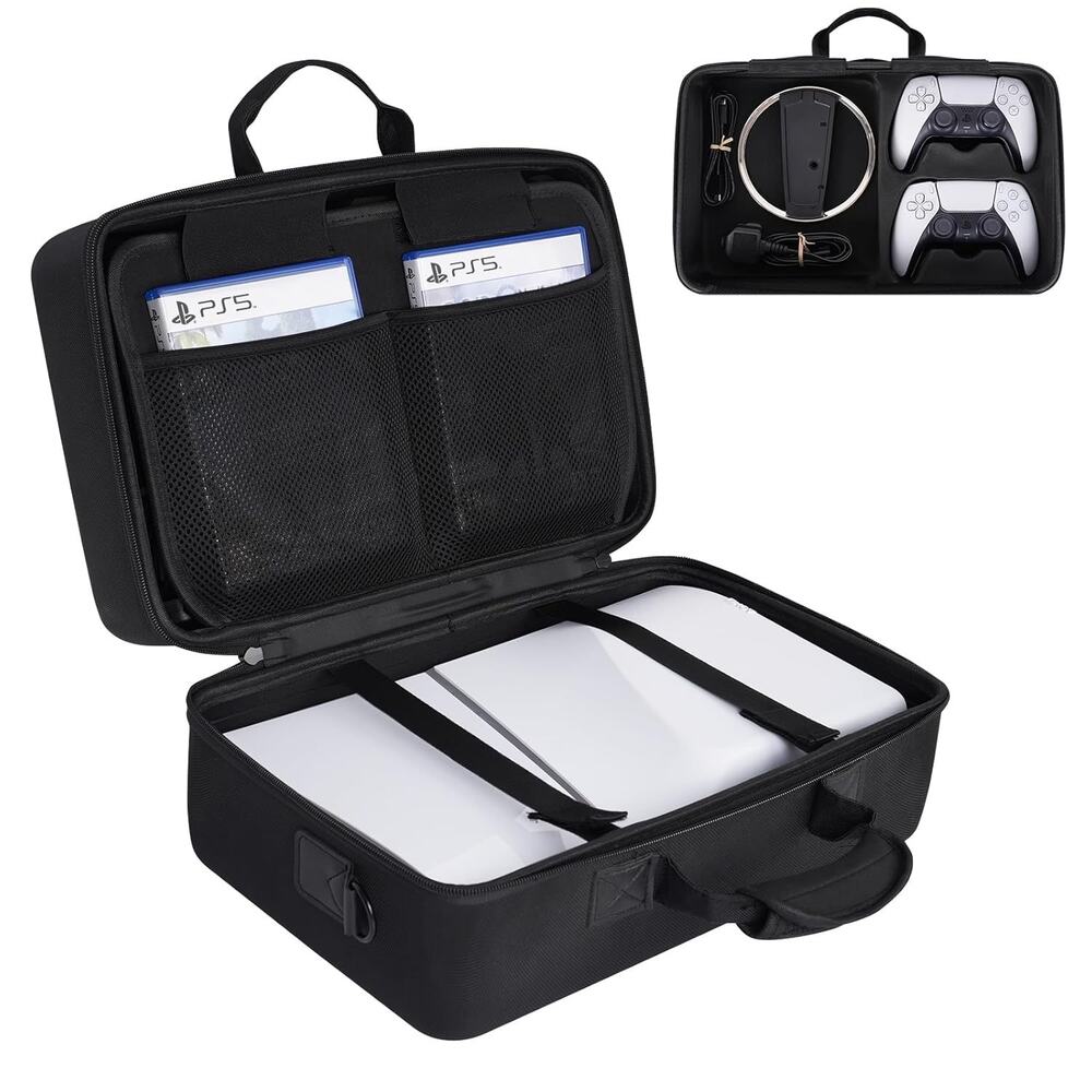 Diocall Hard Case Compatible With PS5 Slim 2023, Protective Travel Case For Play
